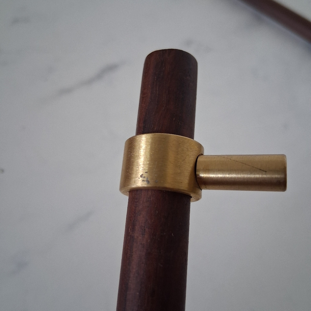 Brass And Wooden Pull Handles - Picture 4 of 4